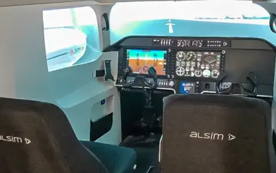 Kokpit symulatora ALSIM AL250