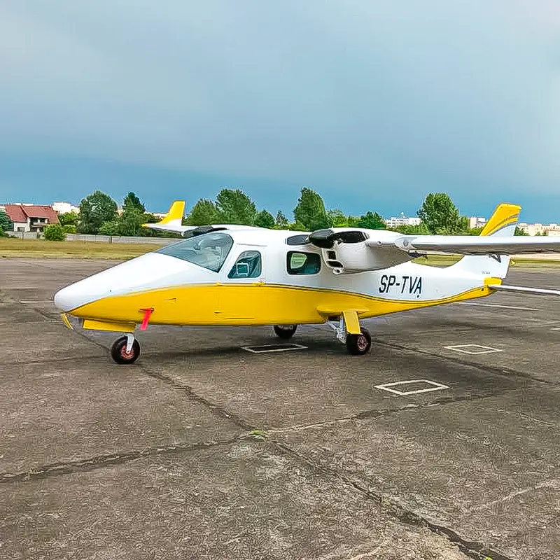 Tecnam – samolot szkolny używany przez Ventum Air
