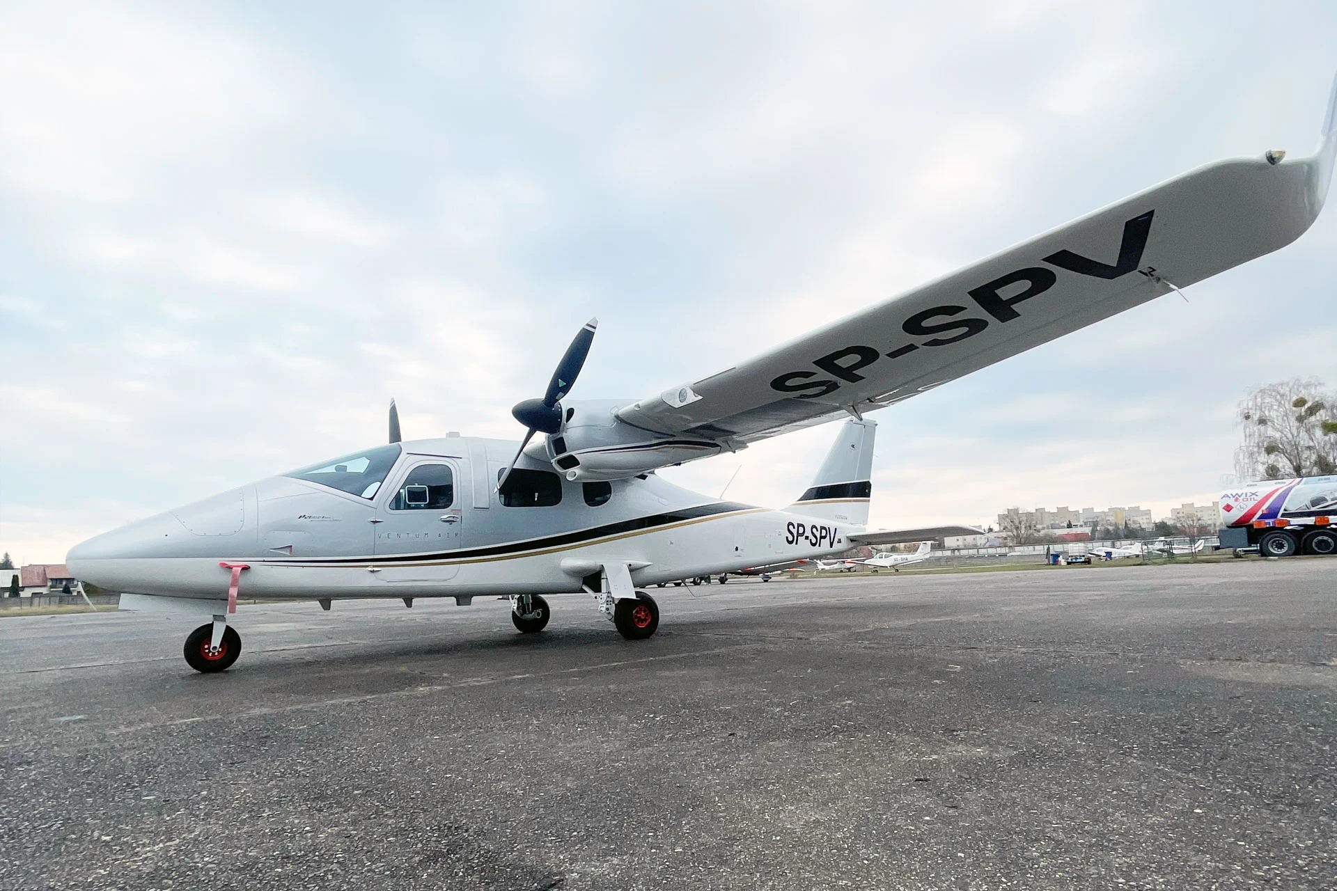 Tecnam – samolot szkolny używany przez Ventum Air